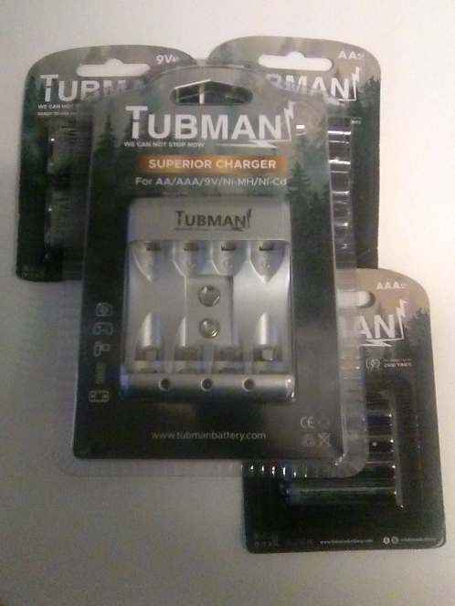 Tubman Tubman rechargeable batteries